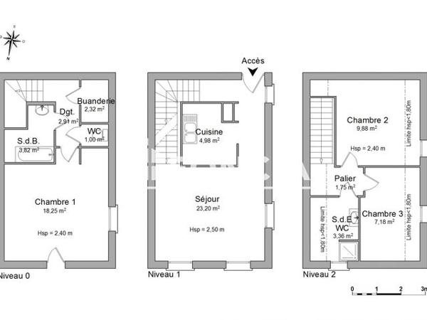 Location Appartement 4 pièces 78.7 m² - 49 PLACE GAMBETTA Oloron Sainte Marie 64400