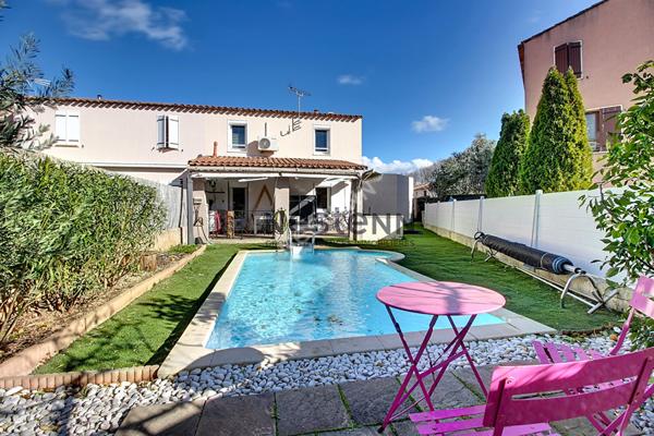 Maison T4 85 m² avec garage, jardin et piscine
