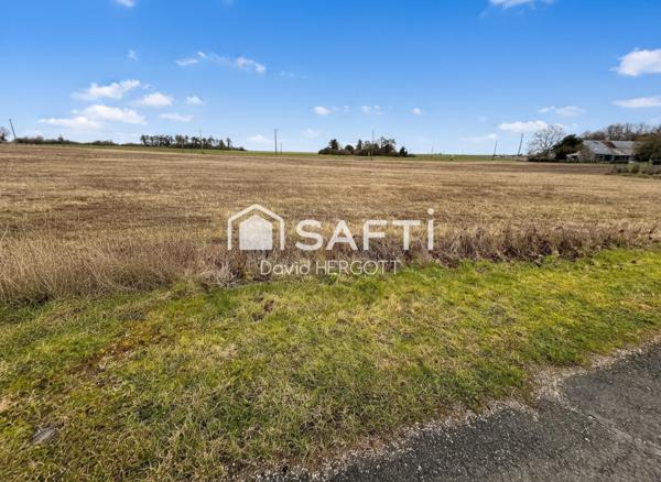 ? Terrain à bâtir viabilisé - 862 m² - Verdes (Beauce la Romaine)