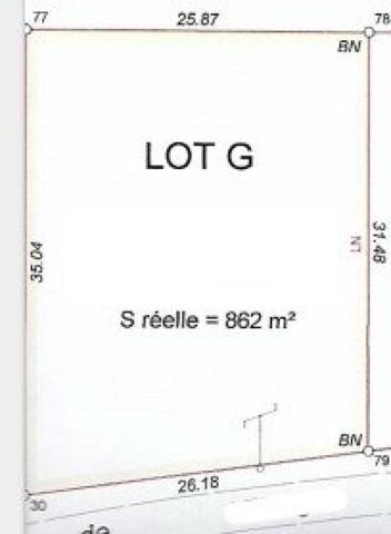 ? Terrain à bâtir viabilisé - 862 m² - Verdes (Beauce la Romaine)