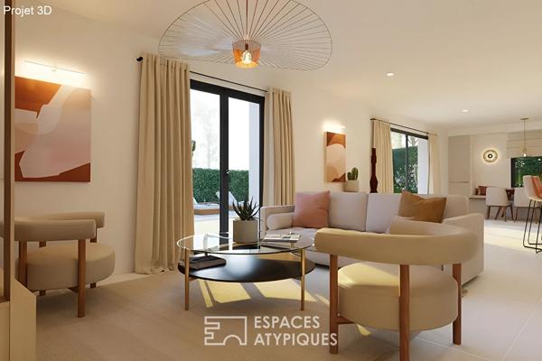 Terrain avec projet de construction Villa contemporaine