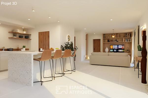 Terrain avec projet de construction Villa contemporaine