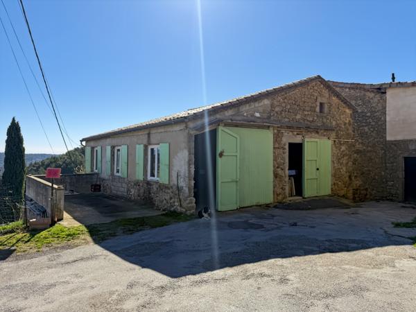 Chazeaux (07110) Authentique Tènement Immobilier en Pierre – Vue Exceptionnelle – Chazeaux (Monteil) – 20 min Aubenas