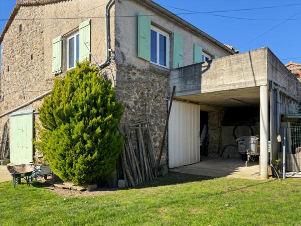 Chazeaux (07110) Authentique Tènement Immobilier en Pierre – Vue Exceptionnelle – Chazeaux (Monteil) – 20 min Aubenas