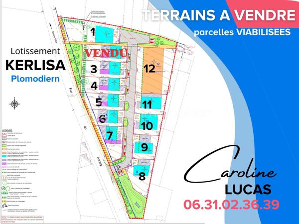 Terrain de 418 m²