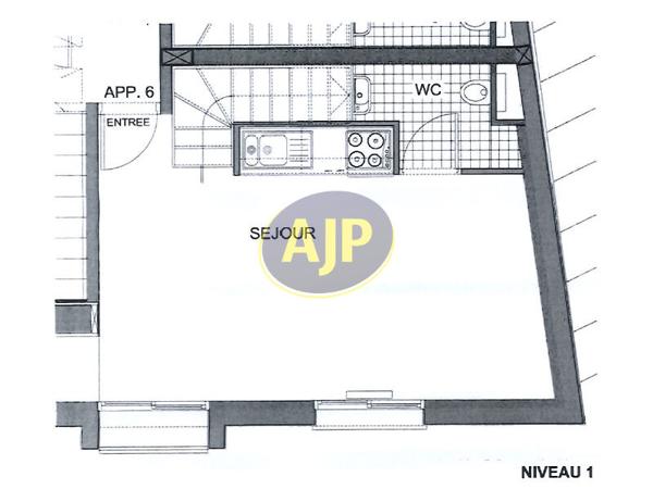 Appartement à vendre Vertou - 2 pièces, 33m² avec 1 chambre(s) à 129 840€ - AJP Immobilier Nantes Jouzel