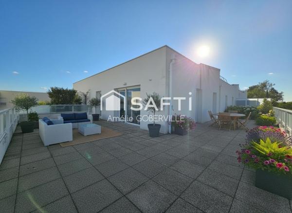 TERRASSE DE 100 M2 - T3 80 M² AU 4 ET DERNIER ETAGE AVEC ASCENSEUR - RECENTE 2021