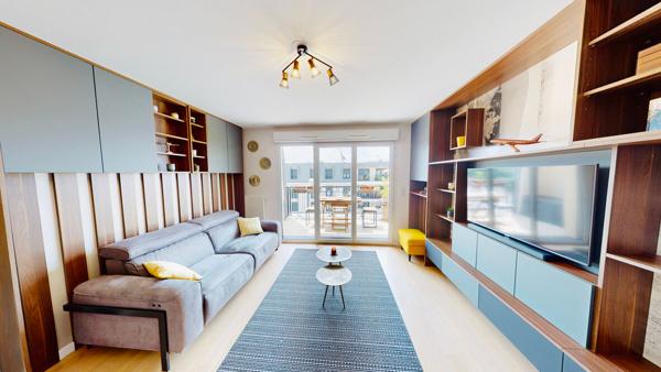 Centre ville Antony 3 pièces 62 m2 terrasse plein SUD