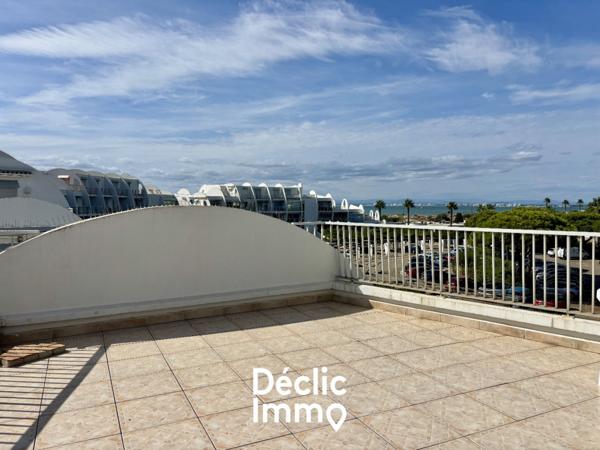 Vente appartement Port camargue, 34m² 2 pièces 214 000€ avec terrasse