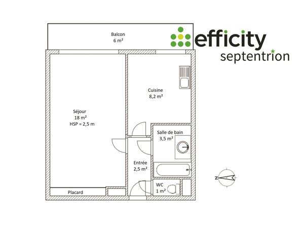 Appartement
         1 pièce
        - 33 m² Exclusivité 99 900 €*