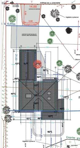 Rueil-Malmaison, Terrain constructible  1 790 m² à vendre