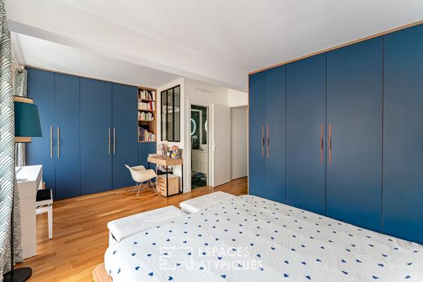 Appartement rénové par architecte au sein de la résidence Fernand Pouillon à Boulogne