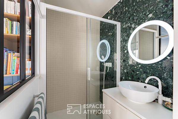 Appartement rénové par architecte au sein de la résidence Fernand Pouillon à Boulogne