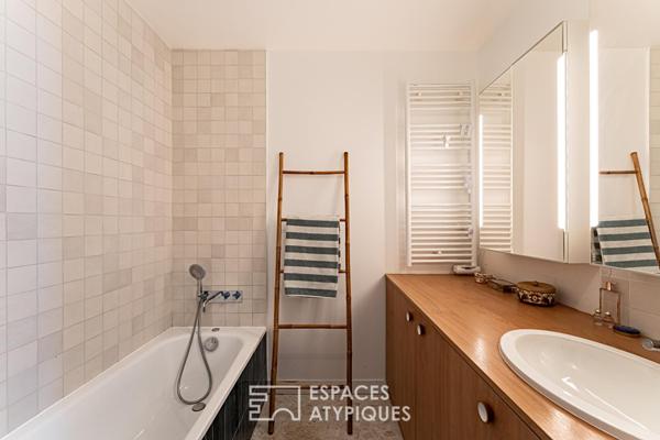 Appartement rénové par architecte au sein de la résidence Fernand Pouillon à Boulogne