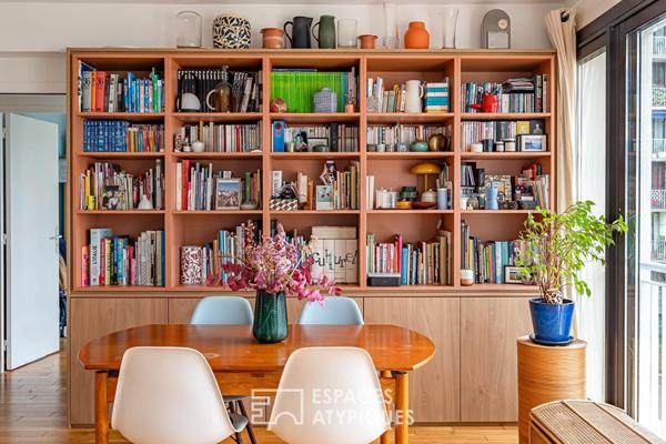 Appartement rénové par architecte au sein de la résidence Fernand Pouillon à Boulogne