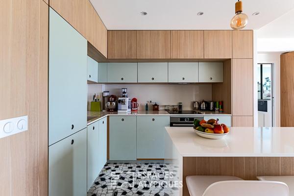 Appartement rénové par architecte au sein de la résidence Fernand Pouillon à Boulogne
