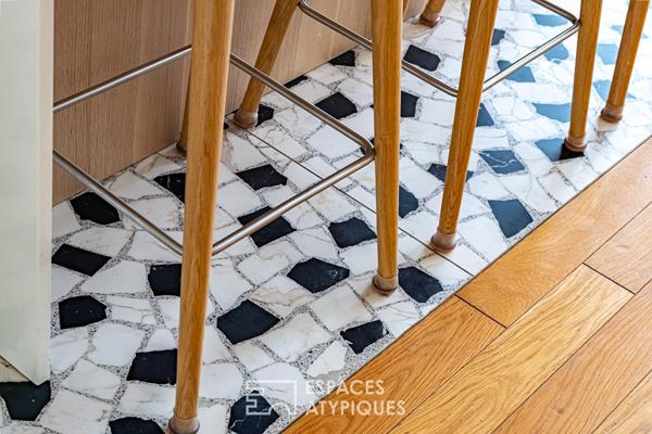 Appartement rénové par architecte au sein de la résidence Fernand Pouillon à Boulogne