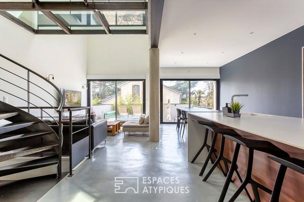 Maison d’architecte avec jardin et piscine