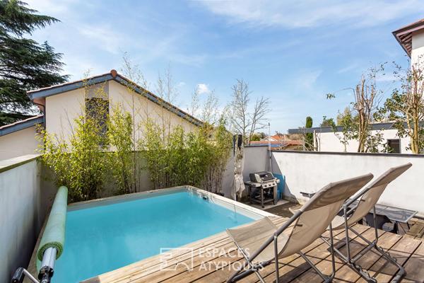 Maison d’architecte avec jardin et piscine