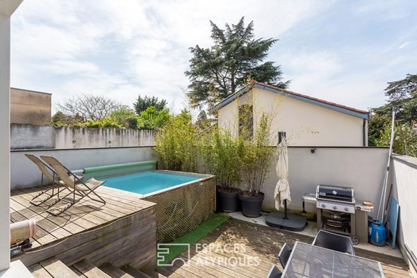 Maison d’architecte avec jardin et piscine