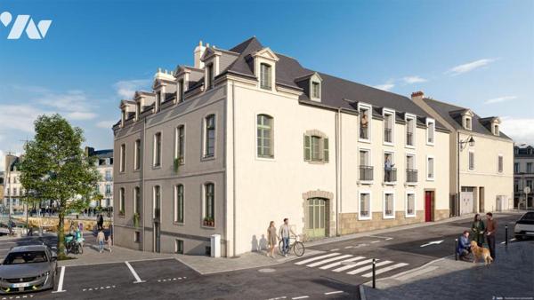 A VENDRE 56 VANNES PORT TRES BEL APPT T3 RENOVE PRESTATIONS DE GRANDE QUALITE - VUE PORT
