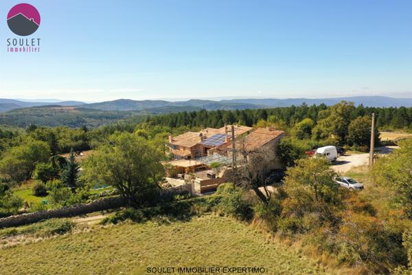 Villes-sur-Auzon (84570) Maison avec gîte attenant et piscine