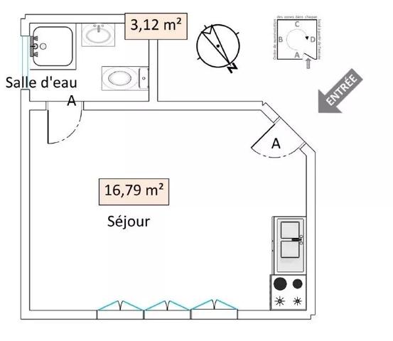 Vente                                                      Appartement
                        
                     1 pièces                      19 m2                     à Asnières-sur-Seine