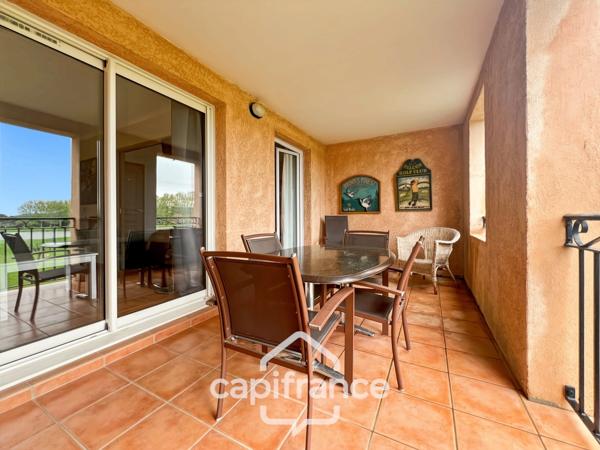 appartement  de 33 m2  vue panoramique, sud /sud ouest , 1 chambre1 salle de bain, équipé meublé piscine chauffée, place de parking