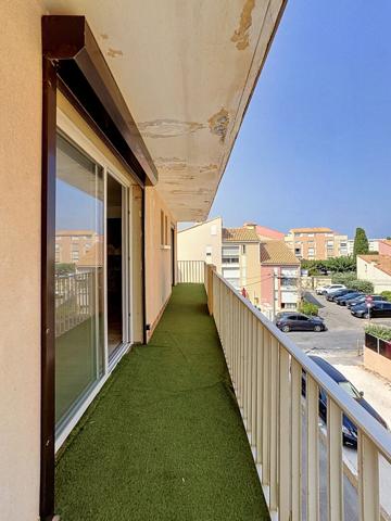 Coup de coeur à Narbonne-Plage : appartement T3 de 57 m2 lumineux avec balcon et parking