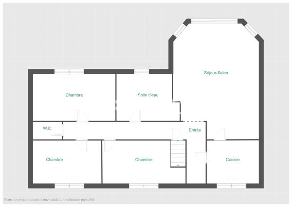 Maison 6 pièces - 100 m²
