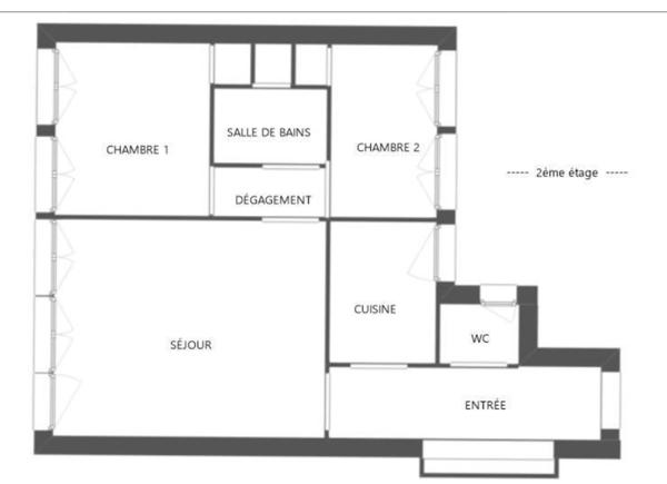 Appartement à vendre 3 pièces NEUILLY SUR SEINE (92) - 70.23 m² - Entièrement rénové