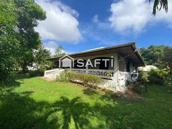 Grande Villa T4 de 136m2 dans parc boisé de 4000m2 Matoury