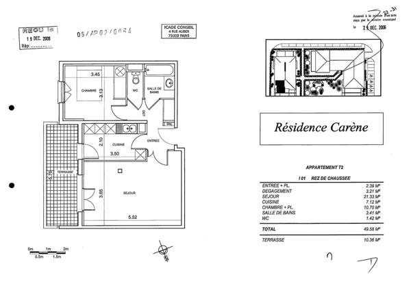 Appartement Muret 2 pièce(s) 49.58 m2