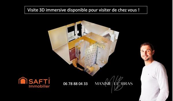 Studio 27 m2 Fouesnant Kerambigorn