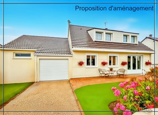 HANCHES (28) - Maison familial : Volumes, potentiel et sérénité * 4 Chambres + Bureau – Vie de plain-pied possible