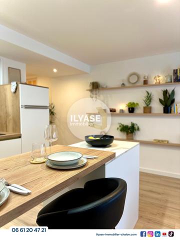 Chalon-sur-Saône (71100) Appartement T2 meublé | 50 m² | Centre de Chalon-sur-Saône