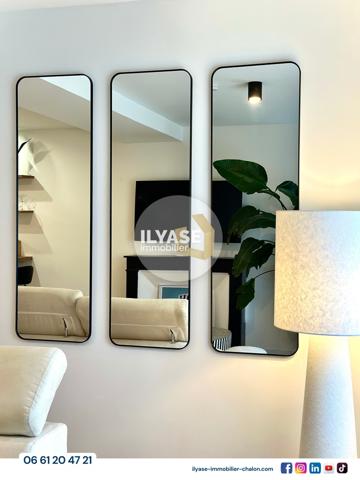 Chalon-sur-Saône (71100) Appartement T2 meublé | 50 m² | Centre de Chalon-sur-Saône