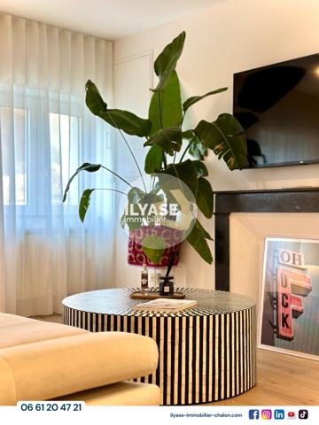 Chalon-sur-Saône (71100) Appartement T2 meublé | 50 m² | Centre de Chalon-sur-Saône