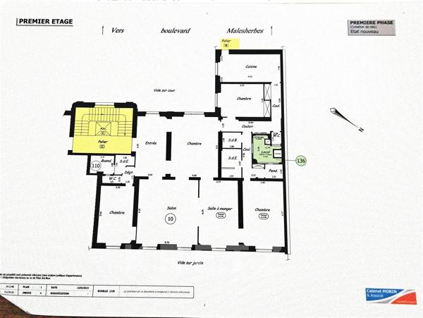 Appartement de réception proche du Parc Monceau et de la Mairie du 8ème