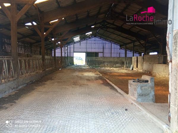 Grand hangar agricole