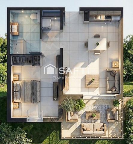 Appartement  NEUF T2 avec terrasse Sorbo Ocagnano