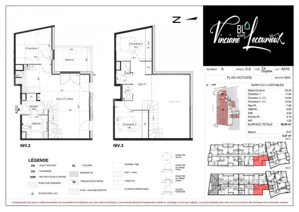🏡 SUPERBE DUPLEX T4 NEUF EN DERNIER ÉTAGE  ✨