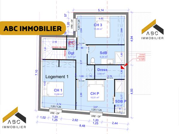Camaret-sur-Aigues (84850) Villa 112 m² - 3 Chambres dont Suite Parentale - Camaret-sur-Aigues