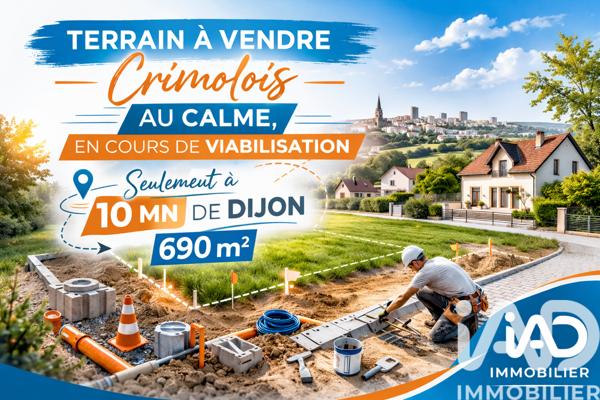 Terrain à vendre 690 m² Quetigny