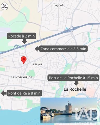 Appartement à vendre 4 pièces 74,3 m² La Rochelle