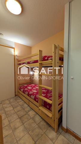 Appartement 2 pièces avec balcon exposé sud au pied des Pistes + parking privatif