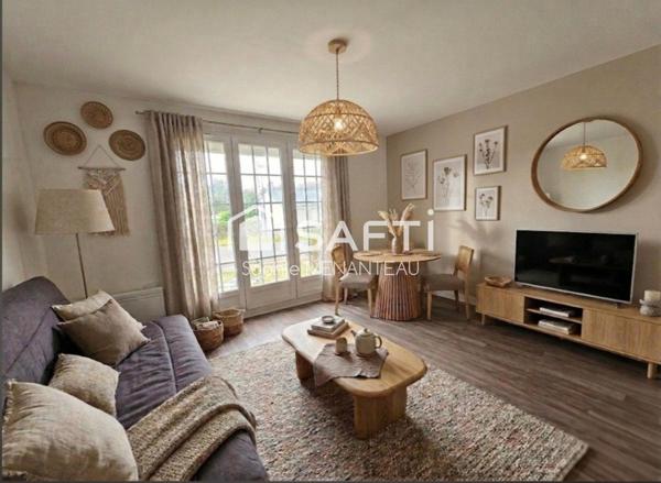 Appartement type Studio avec jardinet  Mer à 900m