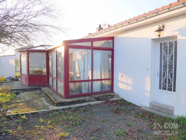 Maison Plain-pied 102 m² de 4 chambres à Rénover sur Terrain de 2 250 m² Saint-Philbert-de-Grand-Lieu (44310)