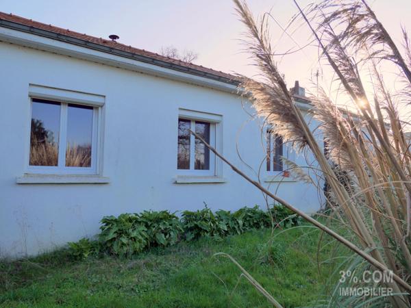 Maison Plain-pied 102 m² de 4 chambres à Rénover sur Terrain de 2 250 m² Saint-Philbert-de-Grand-Lieu (44310)