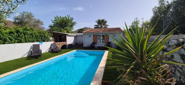 Maison familiale 6 pièces avec jardin, piscine et dépendance Cournonterral